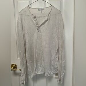 Sandro - Long Sleeve Henley Shirt
